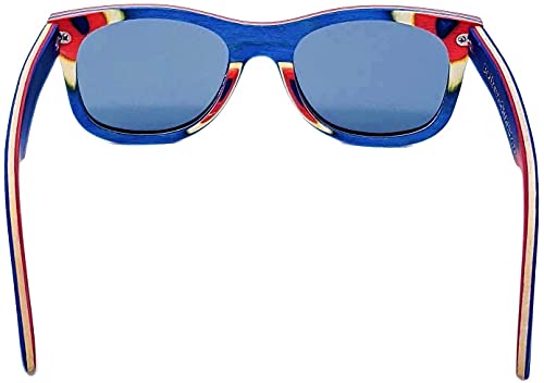 Image of Wood Sunglasses | Polarized | Vintage Wooden Frame | 100% UVA /UVB Protection | Bamboo Case | Men Women