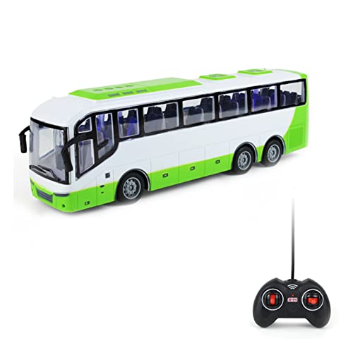 Wharick Voiture télécommandée bus scolaire jouet pour enfants Vert