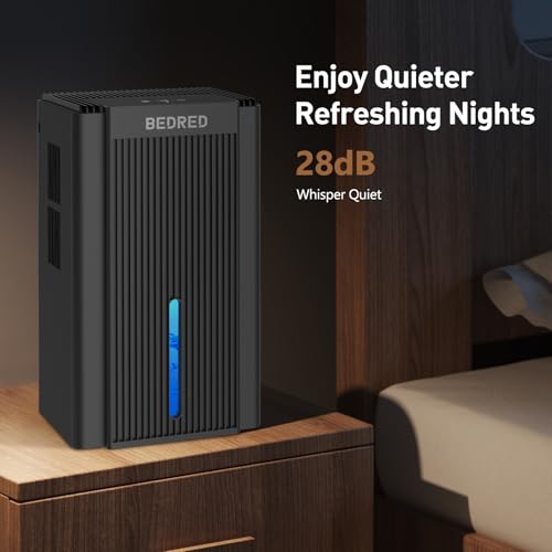 Dehumidifier, 95OZ Dehumidifier for Home 1000 Sq.Ft - Quiet with Auto Shut Off & Relaxing 7 Color Ambient Light,Ideal for Livingroom, Bedroom, Basement(Black) by BEDRED - Image 6