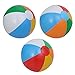 12 Pack Beach Balls Inflatable Pool Toys for Kids, Rainbow Color Summer Water Toy Indoor Outdoor Fun Play Game Activities, Birthday Party Favors, Hawaiian Tropical Theme Party Decorations