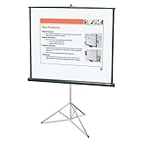 Quartet Portable Tripod Projection Screen, 60 x 60 Inches, High-Resolution, Matte Surface (560S)
