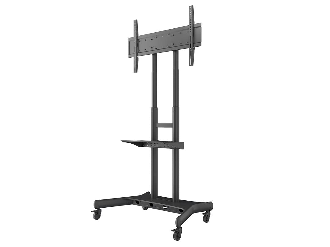 Multibrackets M Public Floorstand for up to 80 inch Screens - Removable Shelf and Camera Holder Included