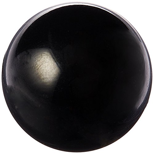 DimcoGray Black Phenolic Ball Knob Female, Brass Insert: 5/16-18