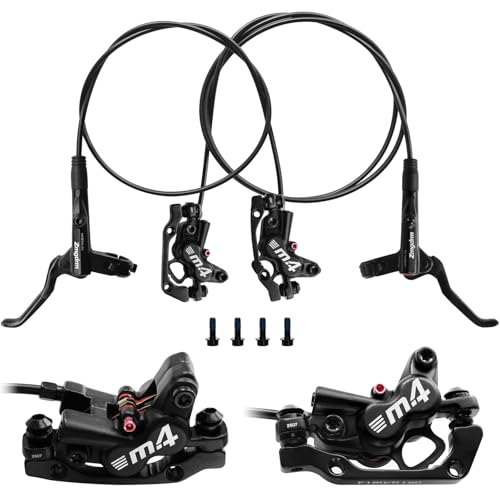 ZTZ 4-Piston MTB Hydraulic Brake Set, Left Front 850mm and R...