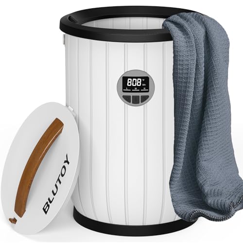 Towel Warmers for Bathroom, 20L Large Bucket with LED Display, 3 Heating Modes & Adjustable Timer, Auto Shut-Off Safety, Fits 2 Oversized 40"x70" Towels, Bathrobes & Blankets – Spa-Grade Towel Heater Towel Warmers for Bathroom, 20L Large Bucket with LED Display, 3 Heating Modes & Adjustable Timer, Auto Shut-Off Safety, Fits 2 Oversized 40"x70" Towels, Bathrobes & Blankets – Spa-Grade Towel Heater