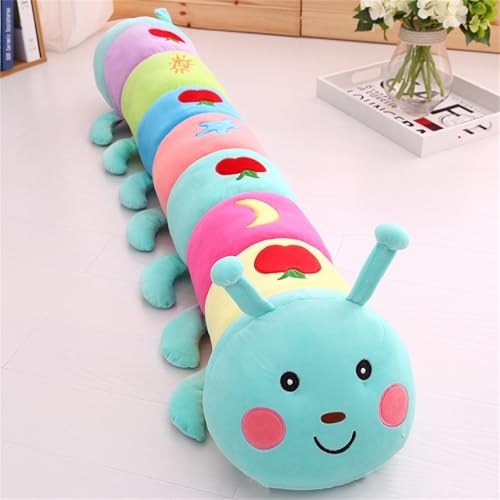 AQCQDQ Raupe Kuscheltier, Weiches Süßes Buntes Raupenspielzeug, Raupe...