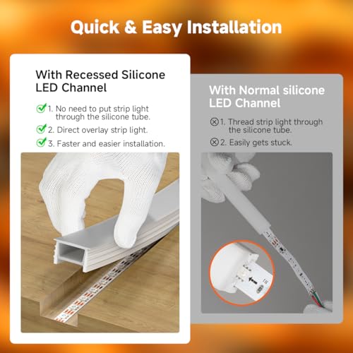 Profil néon en silicone BTF-LIGHTING T1616 diffuseur flexible étanche IP67 3M - 3