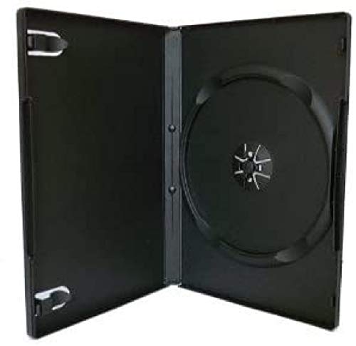 DVD Case 14mm Single Black Pack of 10