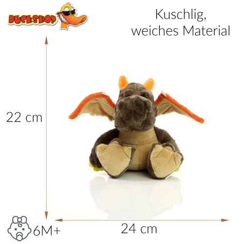 Doudou dragon Duckshop peluche originale pour cadeau de naissance idéal
