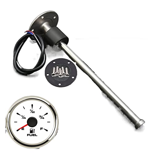Gauge 0-190Ohm niveau d'huile et capteur carburant 550mm avec rétroéclairage