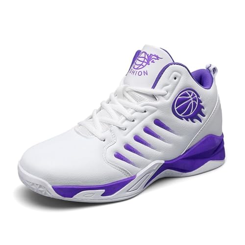 Zapatillas de baloncesto de hombre con amortiguación y suela resistente al desgaste