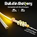 RENGENG Light Up Zenitsu Sword, 40 Inches Rechargeable Plastic Anime Replica with Belt & Stand, Original Texture Anime Sword