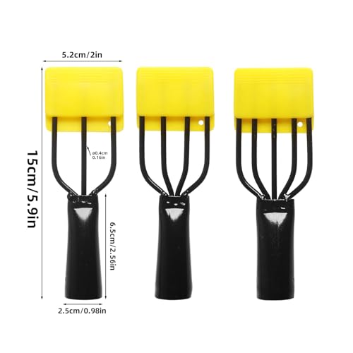 Set de 6 puntas de lanza de acero inoxidable para pesca miniatura 2