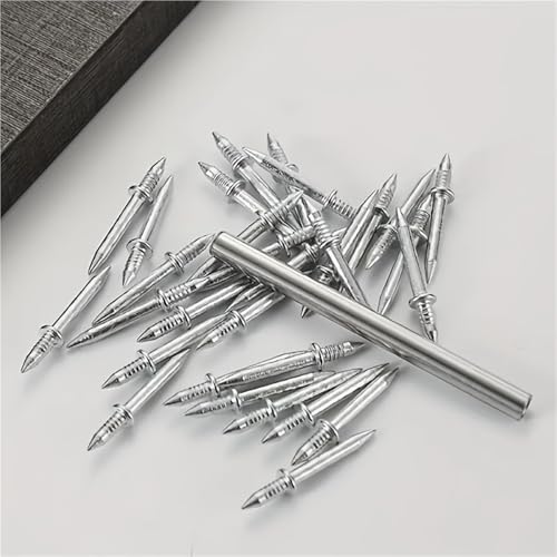 Clavos Dobles 200Pcs Clavos Sin Costura para Rodapié Clavos Invisibles para Chapas de Madera miniatura 2