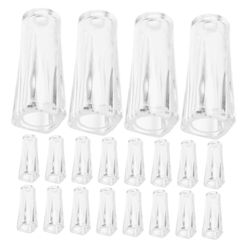 Cabilock Vertical Rod Caps 20pcs Blind Opener Rod Tip Blind Wand Handle Blind Rod Handle Replacement No Tools Needed Fit for Home Use