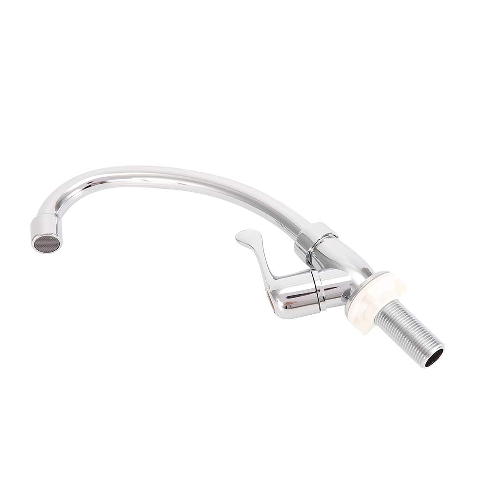 Water Faucet Household Bathroom ABS Plastic Single Type Cold Faucet Kitchen Sink Basin Water Tap Faucet — view 6