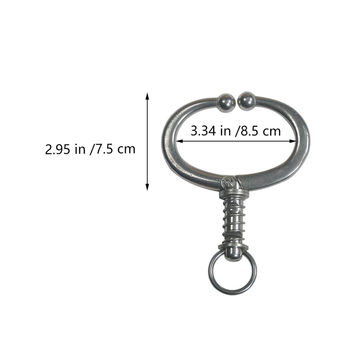 Anello Nasale in Acciaio Inox per Bovini Pinza a Becchi Spessi
