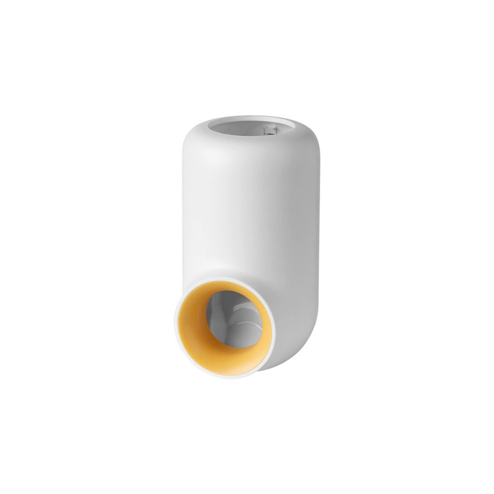Porte-Brosse à Dents, Distributeur Automatique de Dentifrice, Presse-Dentifrice Mural, Anti-poussière, Support pour Brosse à Dents, Accessoires de Salle de Bain (Jaune)