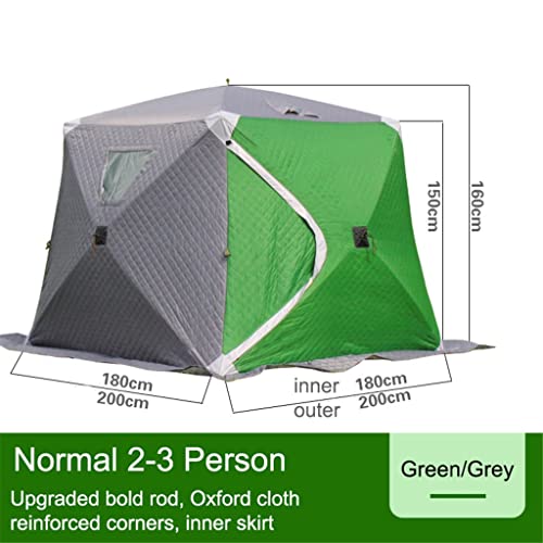 Carpa para pesca invierno 1-4 persona resistente viento y lluvia miniatura 2