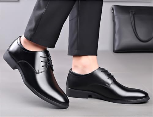 Leather Formal Business Oxford Shoes Mens Patent Lace-Up Soft Bottom Casual Classic Work Office Dress for Wedding3