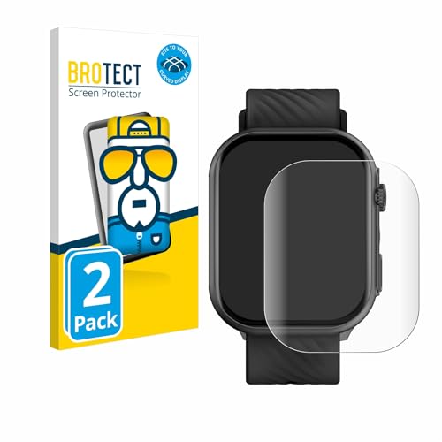 BROTECT 2 Stück Full-Cover Schutzfolie für Yuede Smartwatch 2