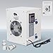 WECIYGG Mini Swimming Pool Heat Pump 12000 BTU for Above Ground Pools, 3.5 kW Electric Pool Heater with Titanium Heat Exchanger, 110V 60Hz, Up to 2000 Gallons