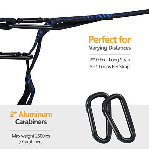 Covacure Camping Hammock - Lightweight Portable Hammocks With 2 Tree Straps, Outdoor Hammock For Indoor, Hiking, Camping, Backpacking, Travel, Garden, Beach #TOP3