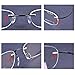 Rimless Glasses Accessories Double Rubber Plug Eyeglass Repair Kits (1.5mm and 1.6mm)