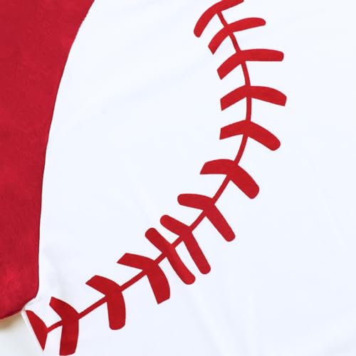 ETATNG Womens Raglan Shirts 3/4 Sleeve Baseball Tee Round Neck Patchwork Casual Blouse Tops4