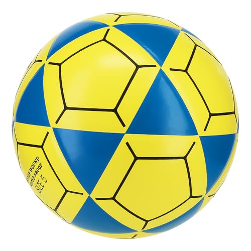MIKASA FT5 Goal Master Ballon de Football Taille 5, Bleu/Jaune – vue 3