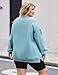 IN'VOLAND Plus Size Womens Sweatshirts Crewneck Long Sleeve Tops Fleece Pullover Hoodies Fall Fashion Clothes with Pocket Lightgreen