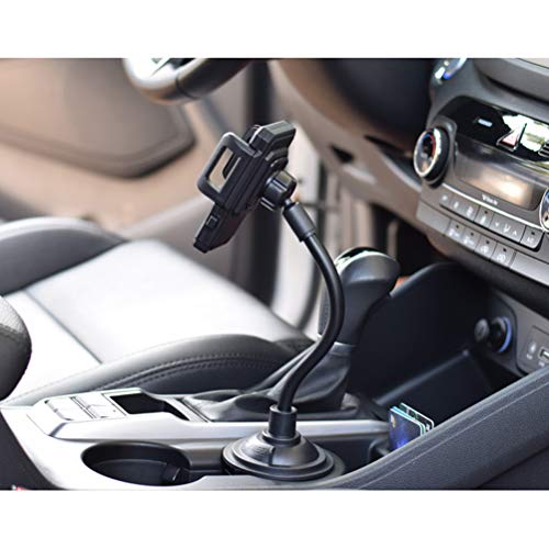 Soporte para telÃ©fono Suporte de copo ajustÃ¡vel de pescoÃ§o de ganso com montagem universal para c