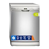 Balay - Lavavajillas libre instalación, 60 cm de ancho, ExtraSilencio, Acero antihuellas, 3VS5332IP