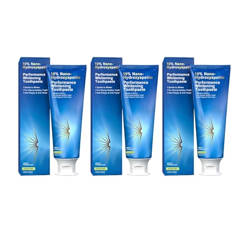 Dentifrice blanchissant haleine fraîche soin bucco-dentaire 3pcs