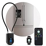 Dhiedas Fingerprint Cable Lock, Fridge Locks with Fingerprint Bluetooth APP Control, Smart Biometric Waterproof Child-Proof Refrigerator Lock for Kids & Adults Fridge French Door Cabinet Gate