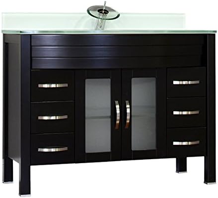 Alya Bath AW-082-48-B-NT Vanity Set, 48", Black