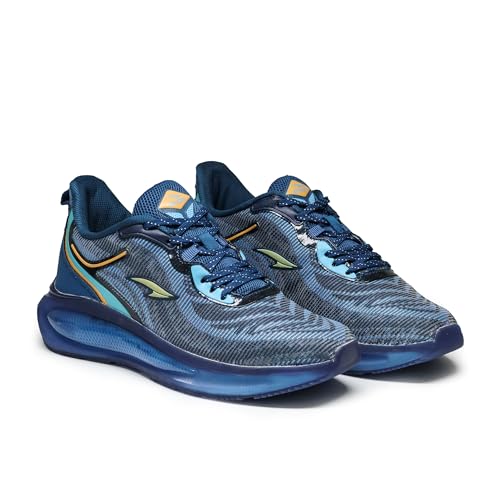 Image of ASIAN Men POWERPLAY-17 Running and Casual wear Running Shoes with Laces, Lightweight and Comfortable Shoes with Upper Fabric and Phylon Sole for Men & Boys