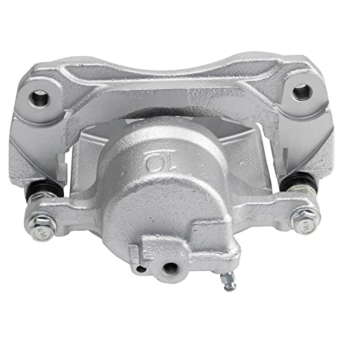 Image of TRQ Front and Rear Brake Caliper Set Zinc Coated Brackets Hardware Compatible with 2004-2010 Toyota Sienna