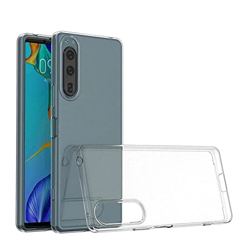 SONY Xperia 5 IV SO-54C / SOG09 / A204SO 用の ケース クリア カバー 全透明 TPU 耐衝撃 黄変防止 上質TPU 気泡防止 汚れ防止  耐水 防指紋散熱加工の薄型 軽量 Xperia 5 IV