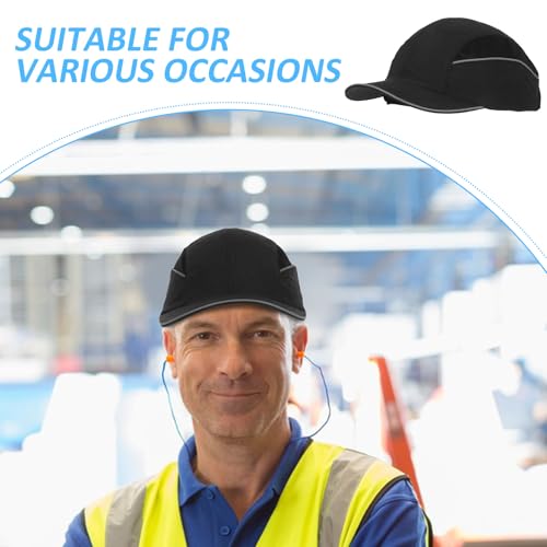 Gorra de béisbol casco duro con forro transpirable y protección ignífuga para obra 3