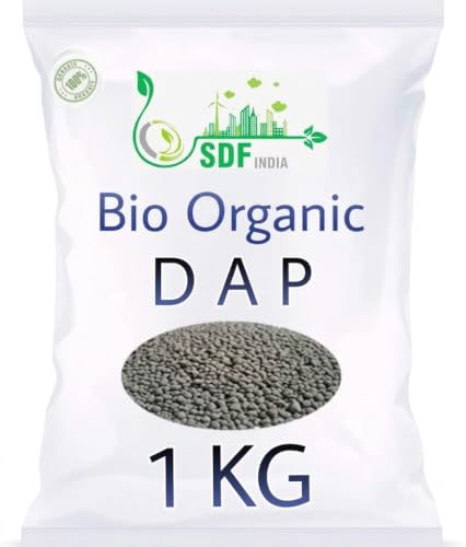 SDF India Organic DAP Fertilizer 1kg | Root Growth & Flowering Booster for Plants