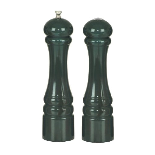 Chef Specialties - 10800 - Autumn Hues - 10 Inch - Pepper Mill And Salt Shaker Set - Forest Green