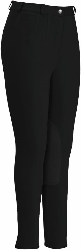 TuffRider Women's Cotton Figurefit Knee Patch Breech