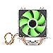 Enfriador de CPU, 120 Mm PC CPU Ventilador Enfriador de Aire 4 Heatpipes 90 Mm 3 Pines Silencioso, para Inter LGa 775, Core2DUO, Celeronp, Pentium4, AMD, Sempron, Athlon, Phenom(Ventilador Doble)
