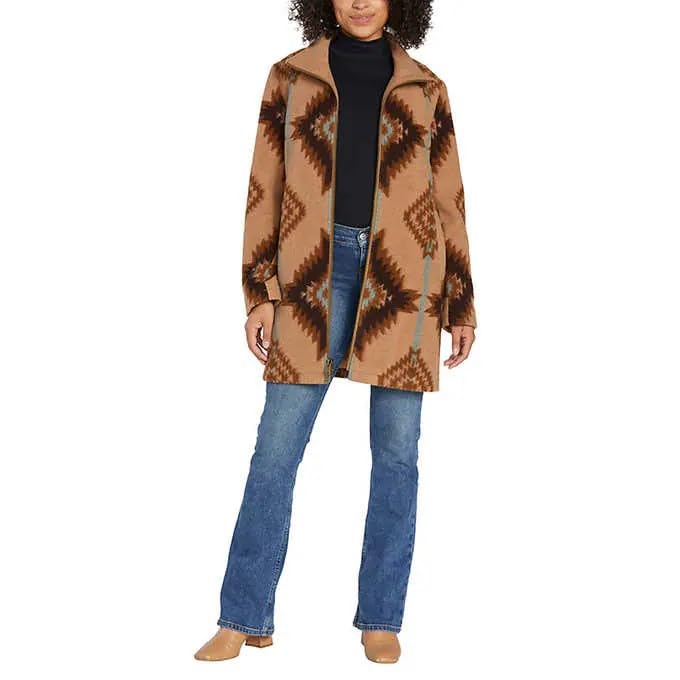 Pendleton Women's Wool Blend Walker Coat (US, Alpha, Large, Regular, Regular, Western Plains)
