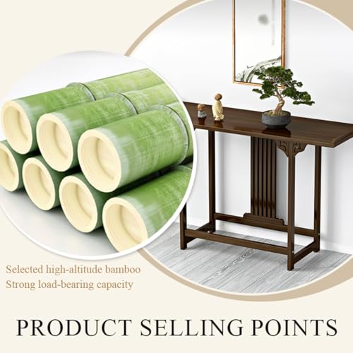 Table de Méditation Étroite 120cm pour Puja avec Surface d'Exposition Spacieuse - 7