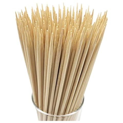 HOPELF 12" Bamboo Skewers for BBQ, Grilling, and Parties Cover