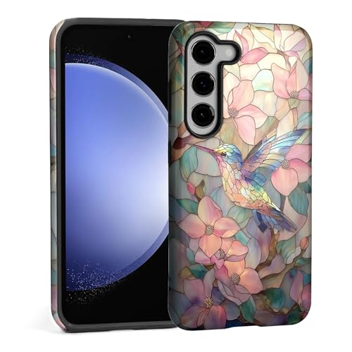 Coque Samsung Galaxy S23 Plus colibri rose idéale en terrasse ou au bureau