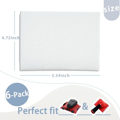 LUTQ 6 Pack of Paint Edger Replacement Pads - Pad Refills for Edger - Replacement Pad Refills for Paint Edger Tool - Thumbnail 2