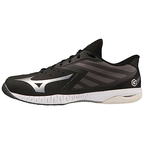 Mizuno Wave Gk, para Uso en Interiores Unisex Adulto, Negro Plateado Blanco, 36.5 EU